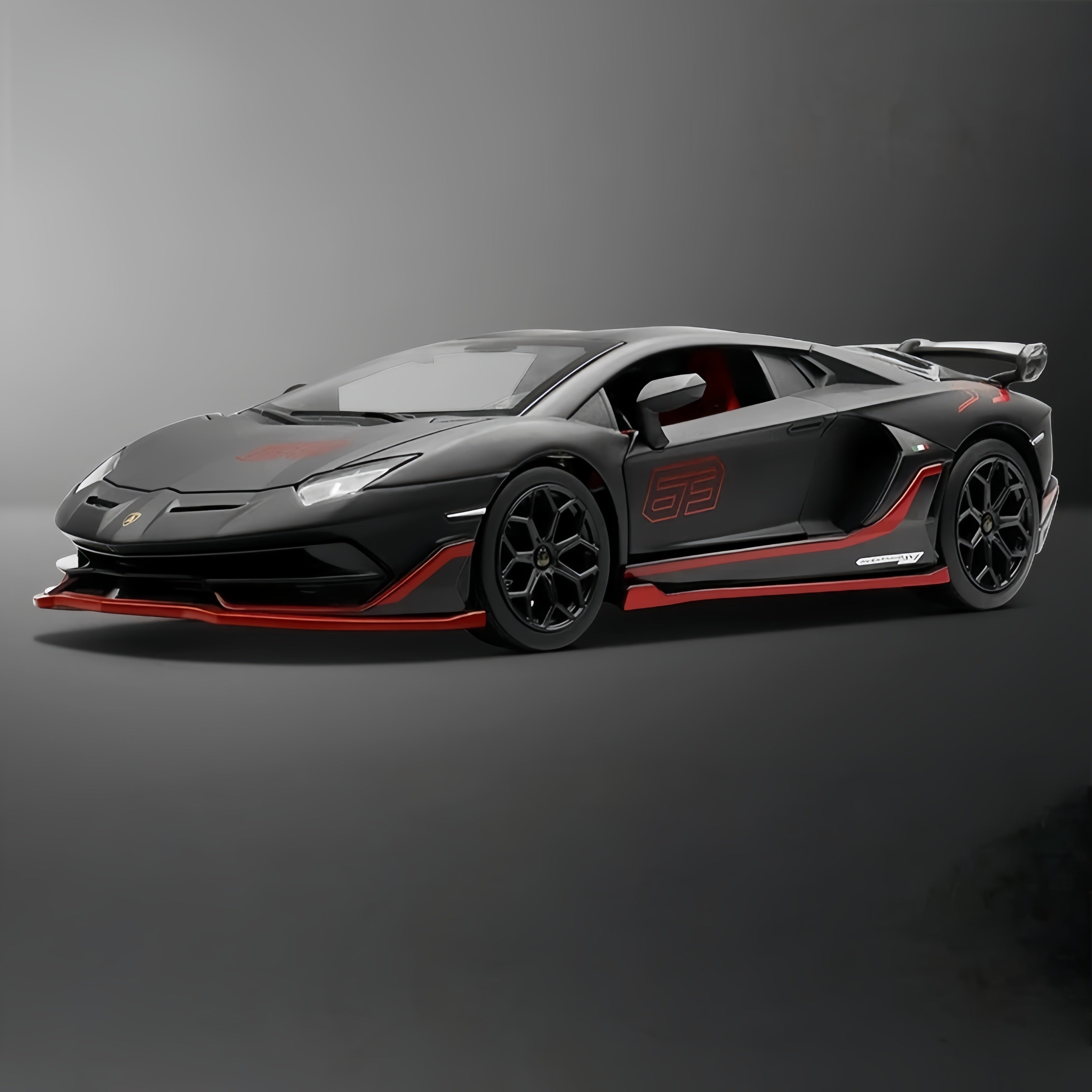 Lamborghini Aventador SVJ63 1:24 Scale Diecast Model - Limited Edition, Alloy Body, Detailed Carbon Interior & Forged Wheels