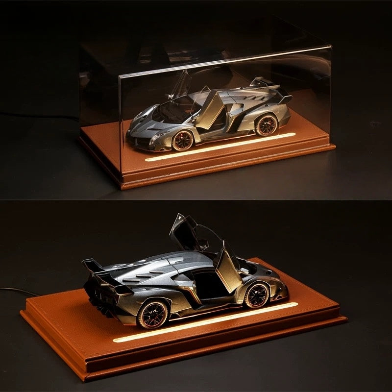 Lamborghini Veneno Roadster 1:24 Alloy Model - 1 of 9 in the World, Opening Doors, Detailed Forged Carbon Interior & Y-Spoke Forged Wheels