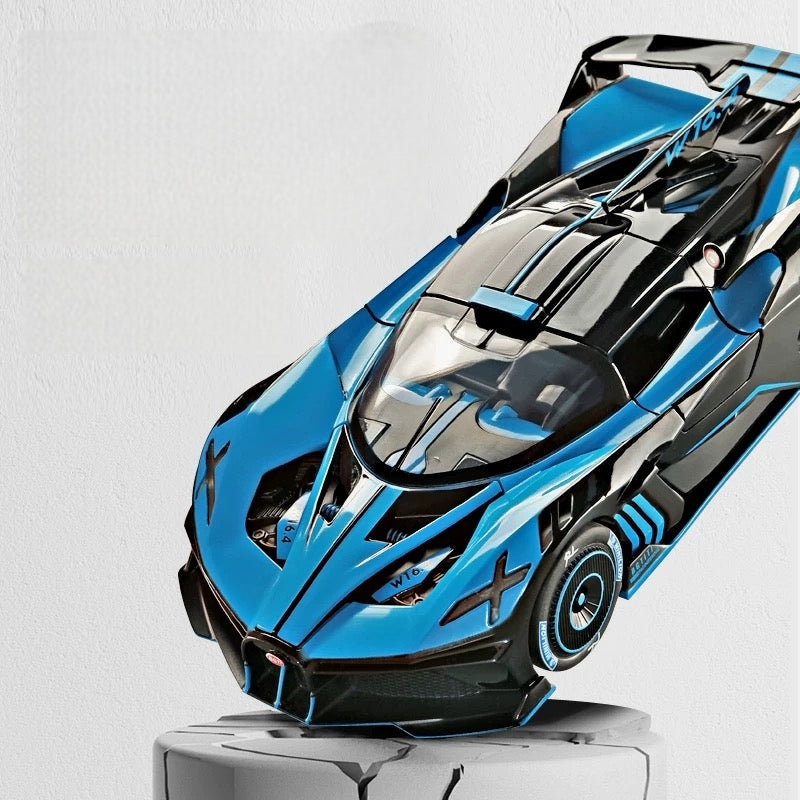 Bugatti Bolide 1:24 Scale Model - The Ultimate W16 Track Experiment in Miniature, with Full Functional Details