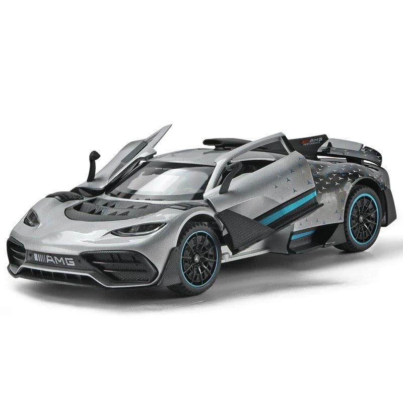 Mercedes-AMG ONE 1:24 Alloy Model - F1-Derived Hybrid Hypercar, Opening Butterfly Doors, Detailed Powertrain & Active Aerodynamic Package