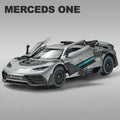 Mercedes-AMG ONE 1:24 Alloy Model - F1-Derived Hybrid Hypercar, Opening Butterfly Doors, Detailed Powertrain & Active Aerodynamic Package