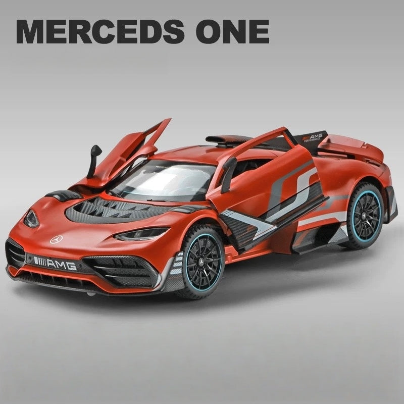 Mercedes-AMG ONE 1:24 Alloy Model - F1-Derived Hybrid Hypercar, Opening Butterfly Doors, Detailed Powertrain & Active Aerodynamic Package