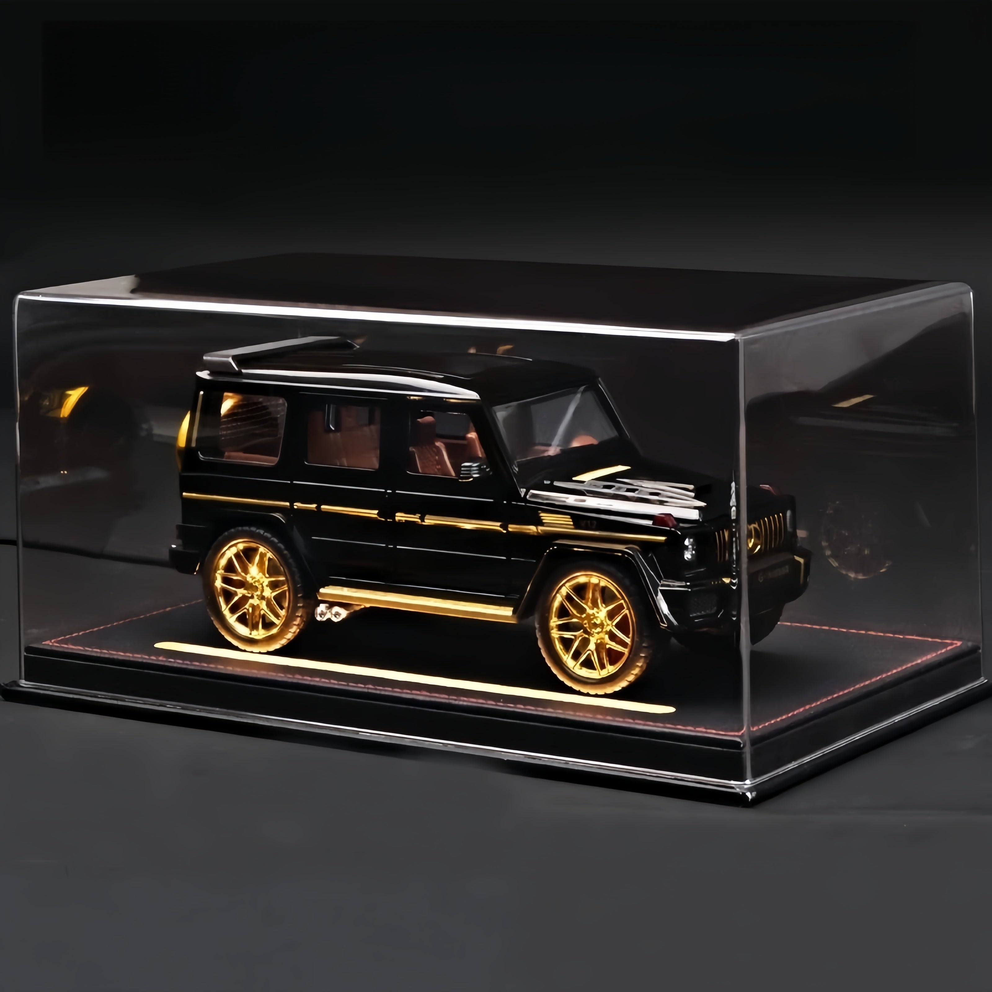 Mercedes-AMG G63 1:24 Alloy Model in Selenite Grey - Opening Doors & Hood, Detailed V8 Engine Bay, Luxurious Interior & AMG Forged Alloy Wheels