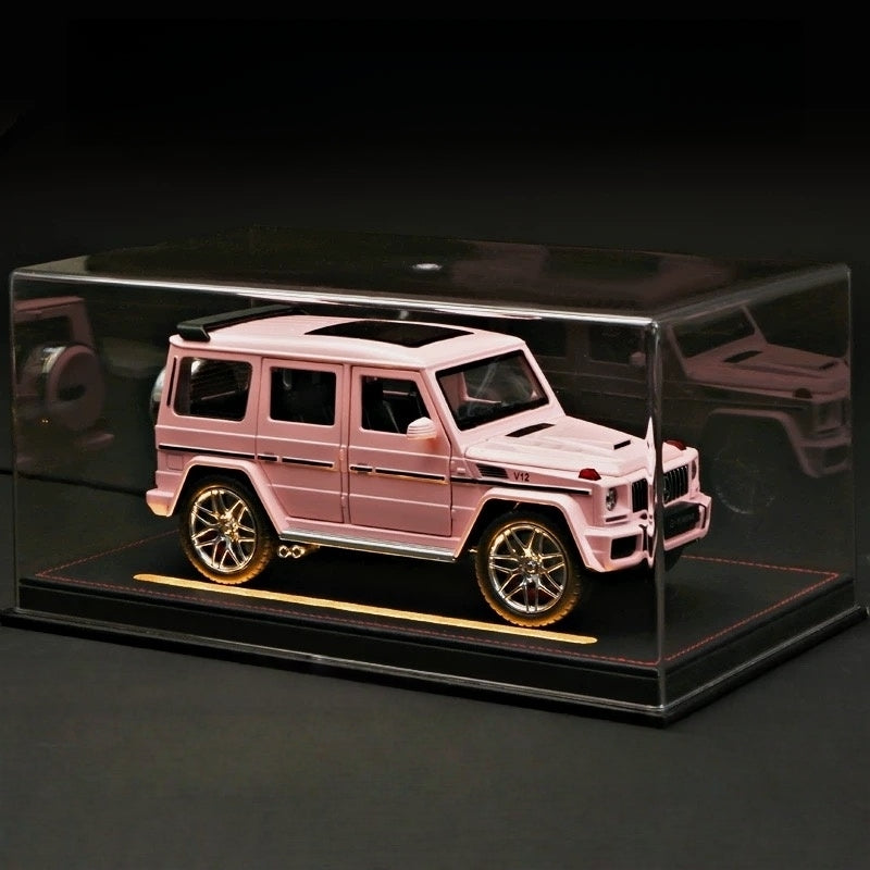 Mercedes-AMG G63 1:24 Alloy Model in Selenite Grey - Opening Doors & Hood, Detailed V8 Engine Bay, Luxurious Interior & AMG Forged Alloy Wheels