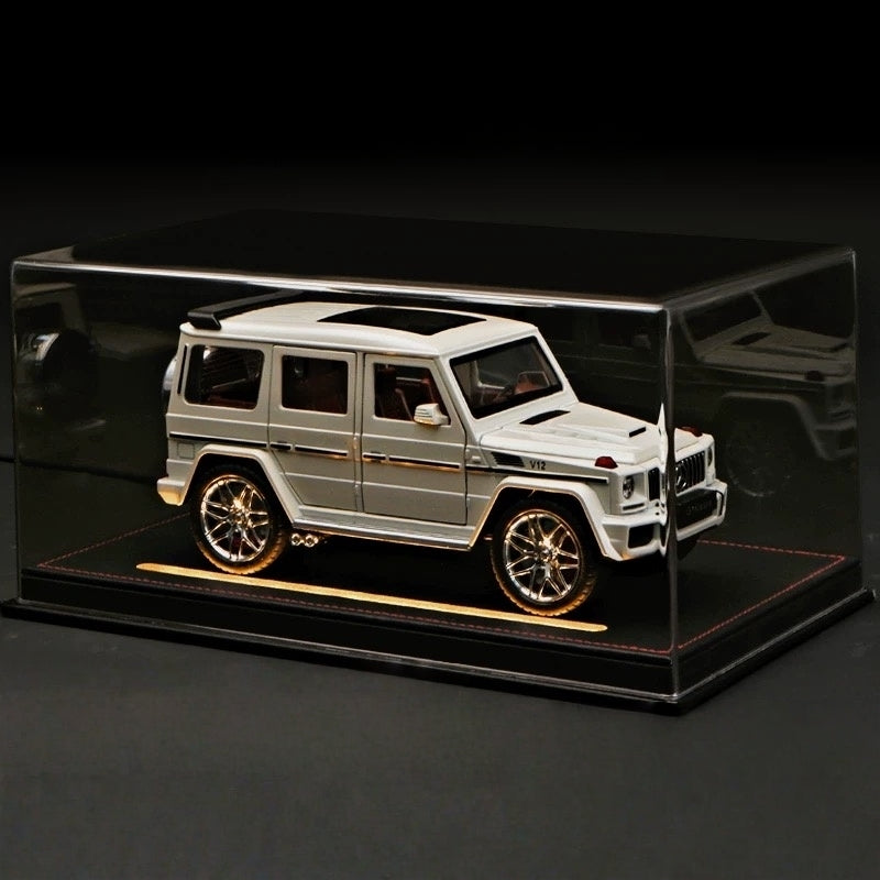 Mercedes-AMG G63 1:24 Alloy Model in Selenite Grey - Opening Doors & Hood, Detailed V8 Engine Bay, Luxurious Interior & AMG Forged Alloy Wheels