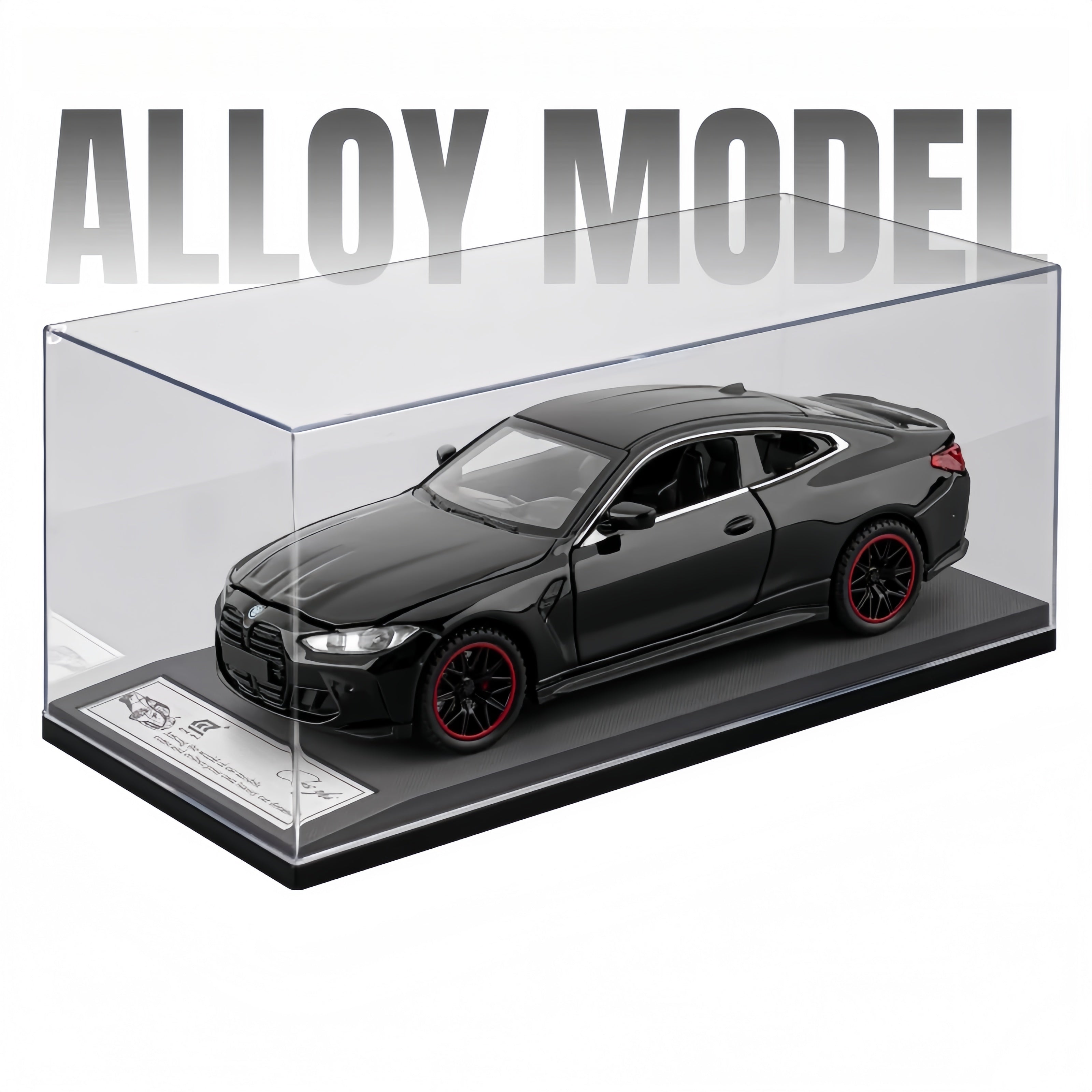 BMW M4 Series Coupe 1:32 Scale Diecast Model - Alloy Body, Opening Parts & Detailed Interior