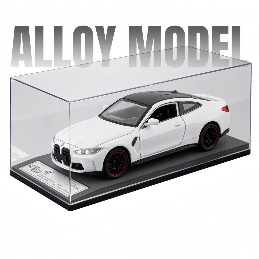 BMW M4 Series Coupe 1:32 Scale Diecast Model - Alloy Body, Opening Parts & Detailed Interior