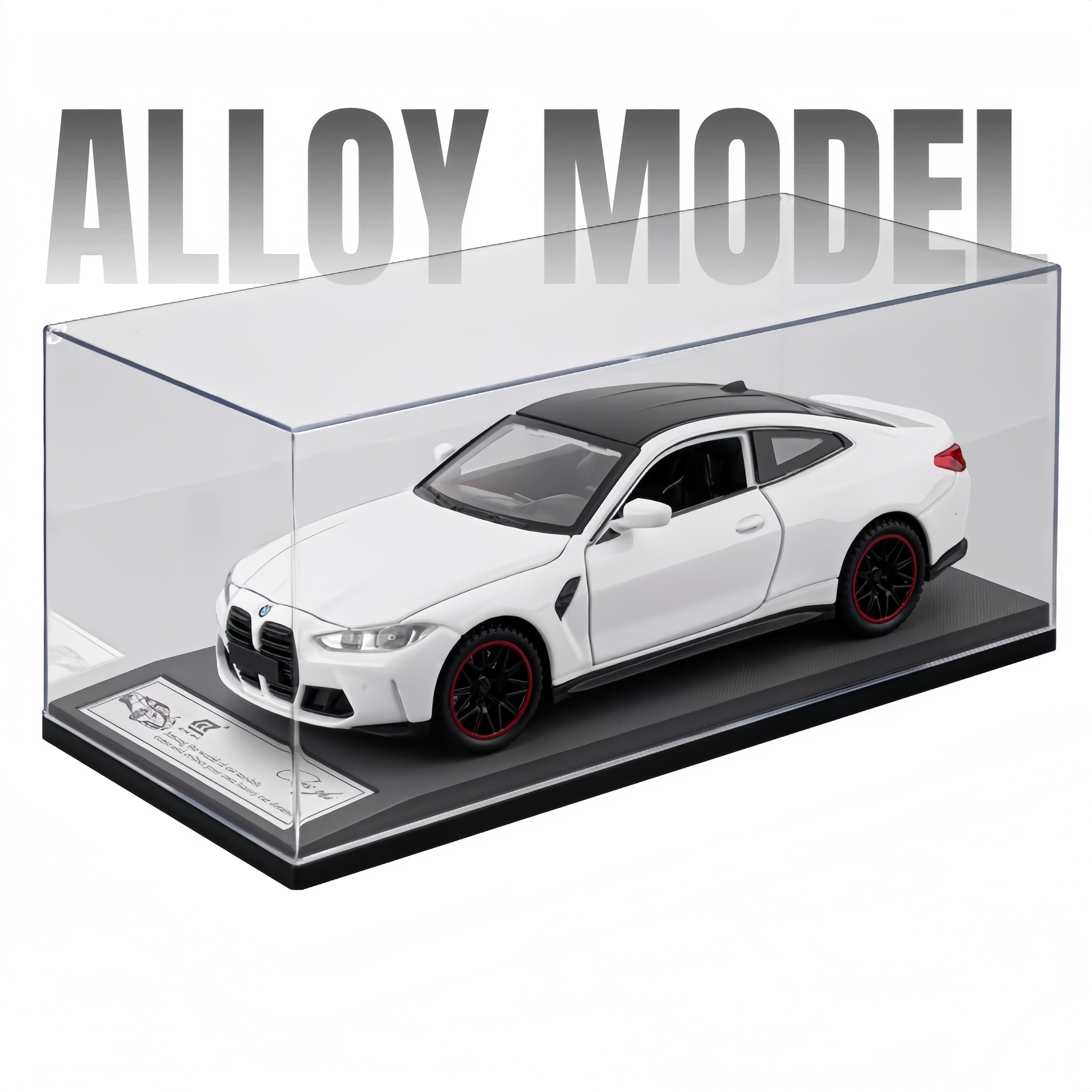 BMW M4 Series Coupe 1:32 Scale Diecast Model - Alloy Body, Opening Parts & Detailed Interior