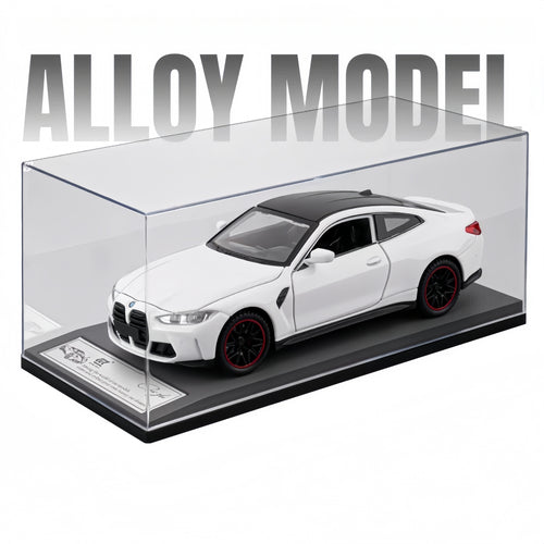BMW M4 Series Coupe 1:32 Scale Diecast Model - Alloy Body, Opening Parts & Detailed Interior