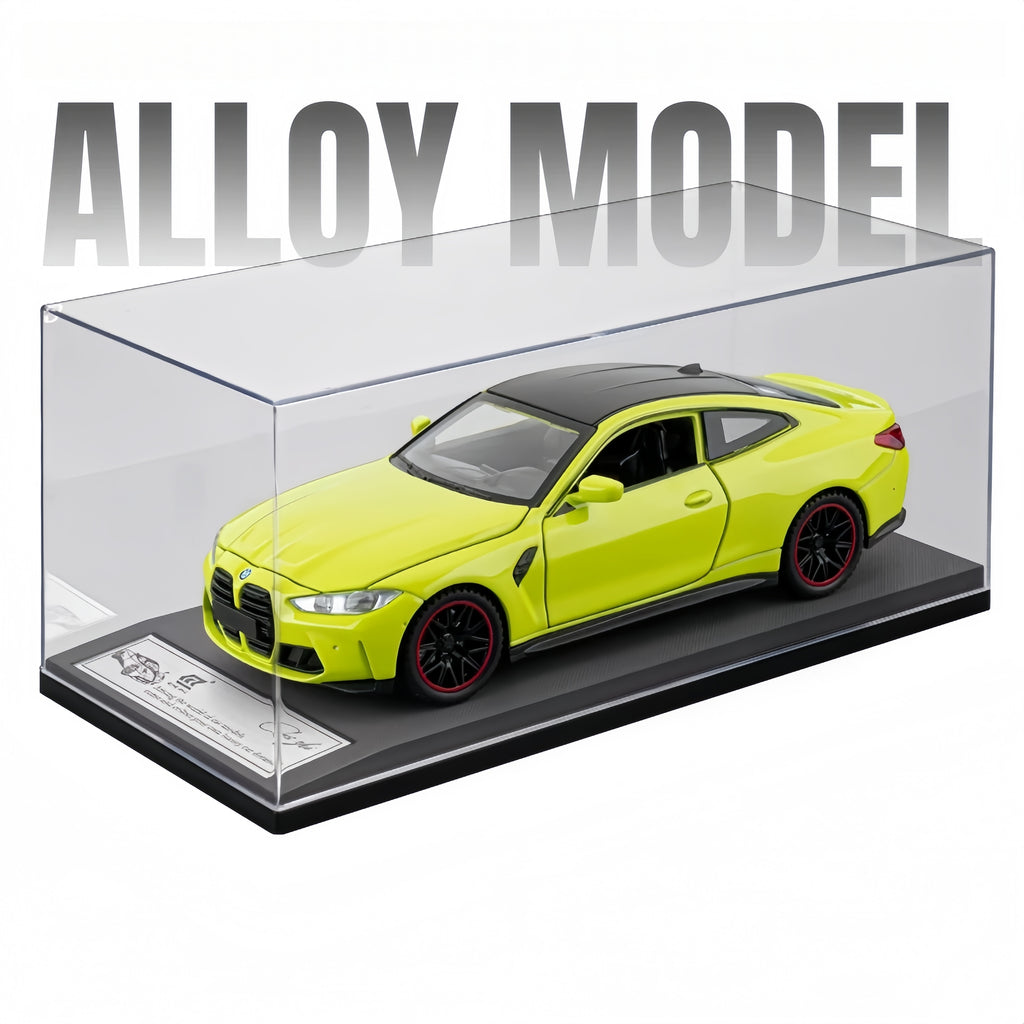 BMW M4 Series Coupe 1:32 Scale Diecast Model - Alloy Body, Opening Parts & Detailed Interior