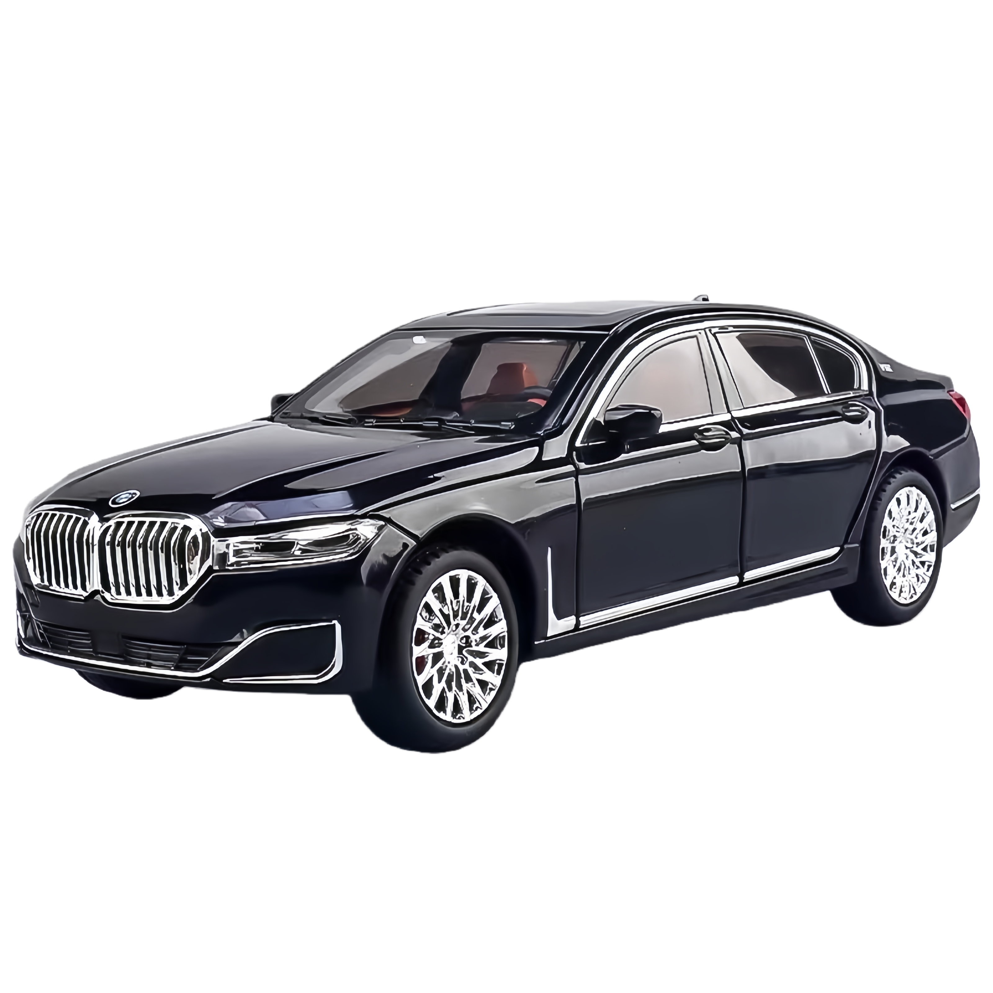 BMW 7 Series 1:24 Die-Cast Model Car | Detailed Alloy Body, Functional Interior & Realistic Wheels