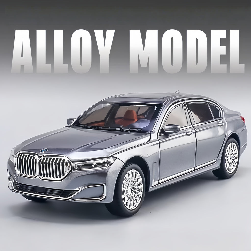 BMW 7 Series 1:24 Die-Cast Model Car | Detailed Alloy Body, Functional Interior & Realistic Wheels