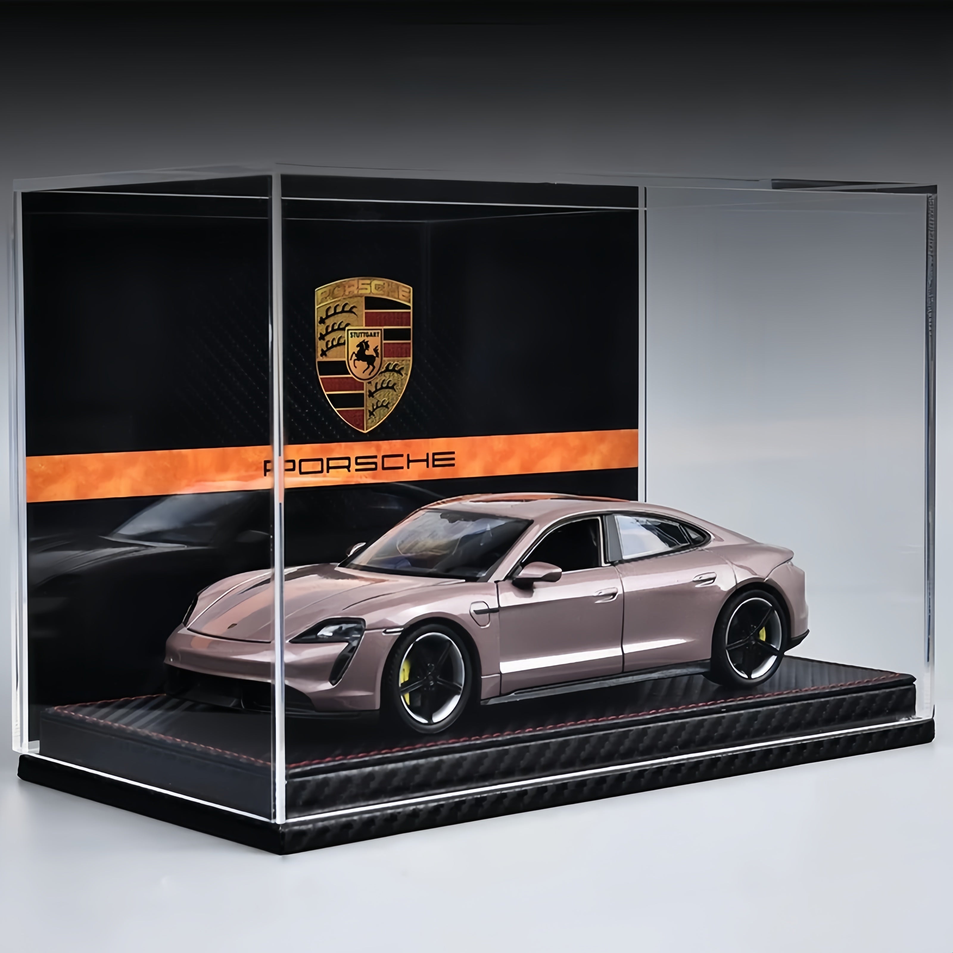 Porsche Taycan 1:24 Scale Model - Functional Electric Sports Car Replica with Detailed Interior