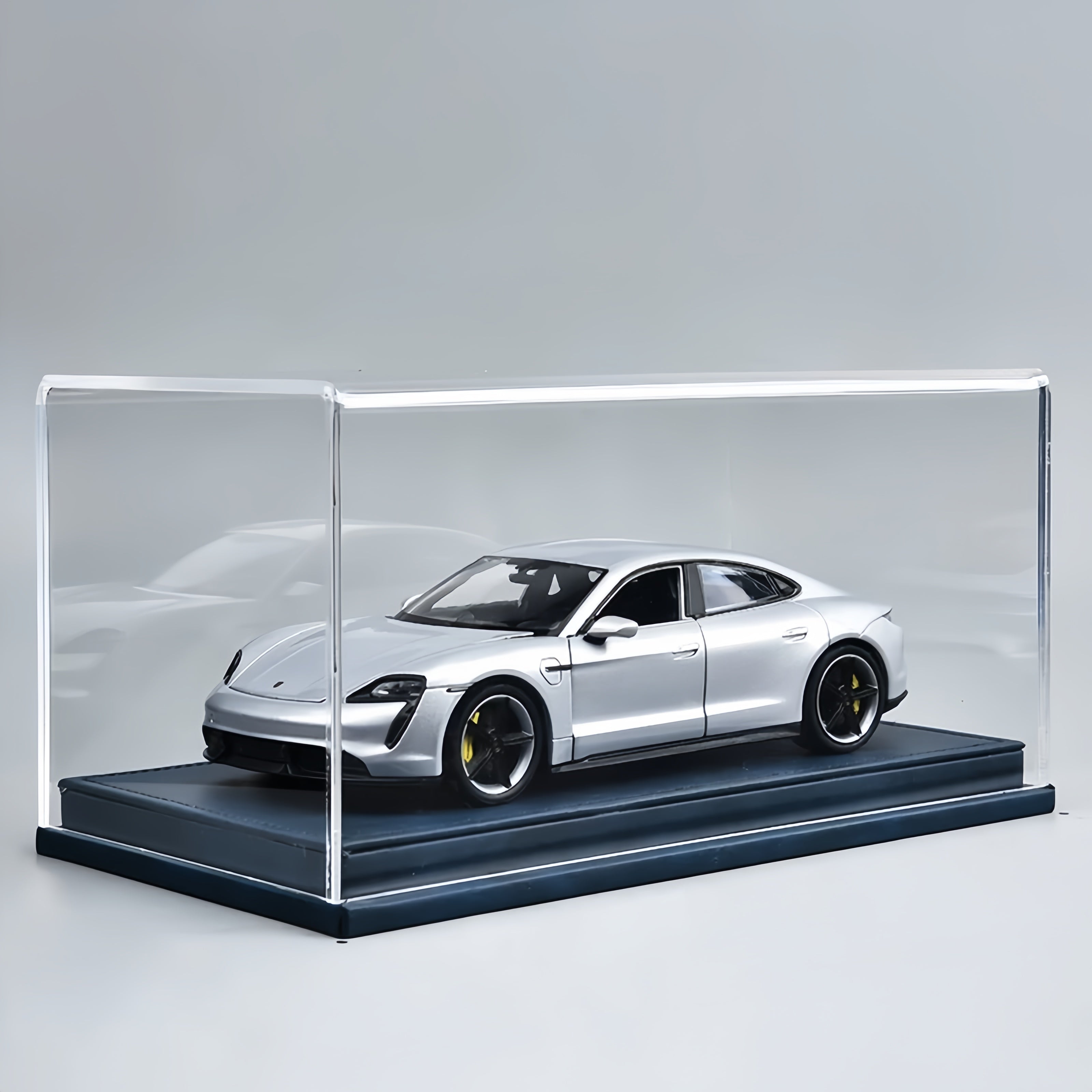 Porsche Taycan 1:24 Scale Model - Functional Electric Sports Car Replica with Detailed Interior